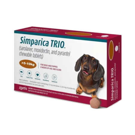 Simparica Trio 12 Mg 5 a 10 Kg