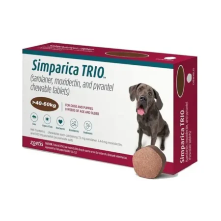 Simparica Trio 72 Mg 40 a 60 Kg